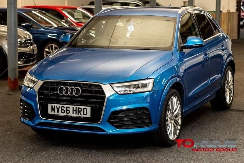 Used Audi Q3 S-line plus 184 HP (135 kW) 2016 Blue SUV