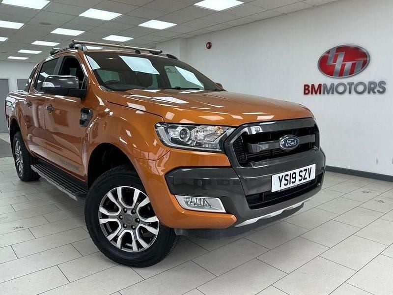 Orange Used 2019 Ford Ranger Wildtrack Pickup | £16,495 (Fair price) - Image 1/4