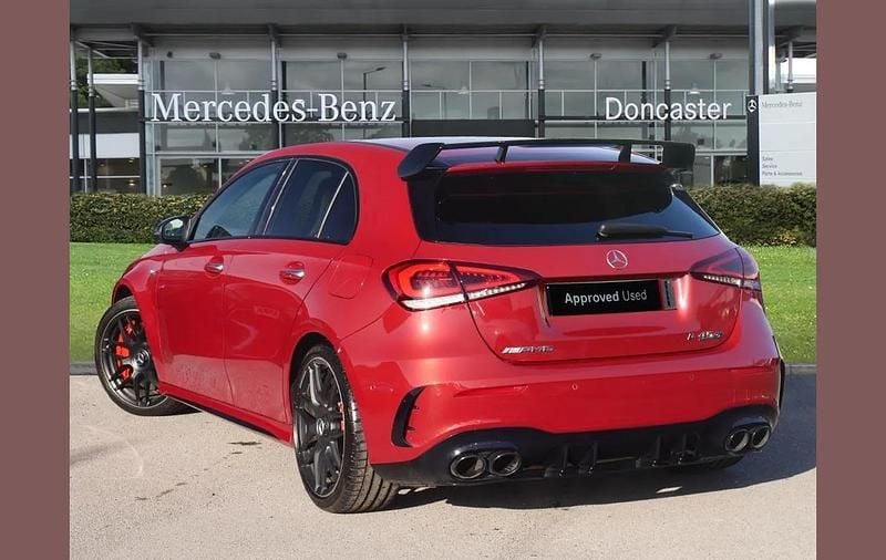 Used Mercedes A45 AMG 421 HP (309 kW) 2022 Red Hatchback