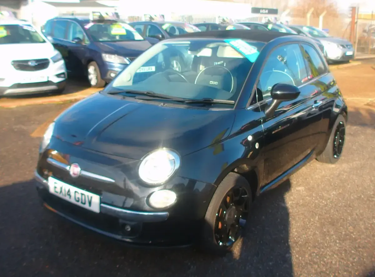 Begagnad Fiat 500C Lounge 69 HK (50 kW) 2014 Svart Cab