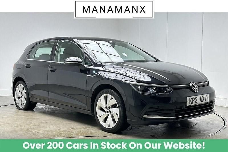 Deep black Used 2021 VW Golf VII Style Hatchback | £17,680 (Good price) - Image 1/3