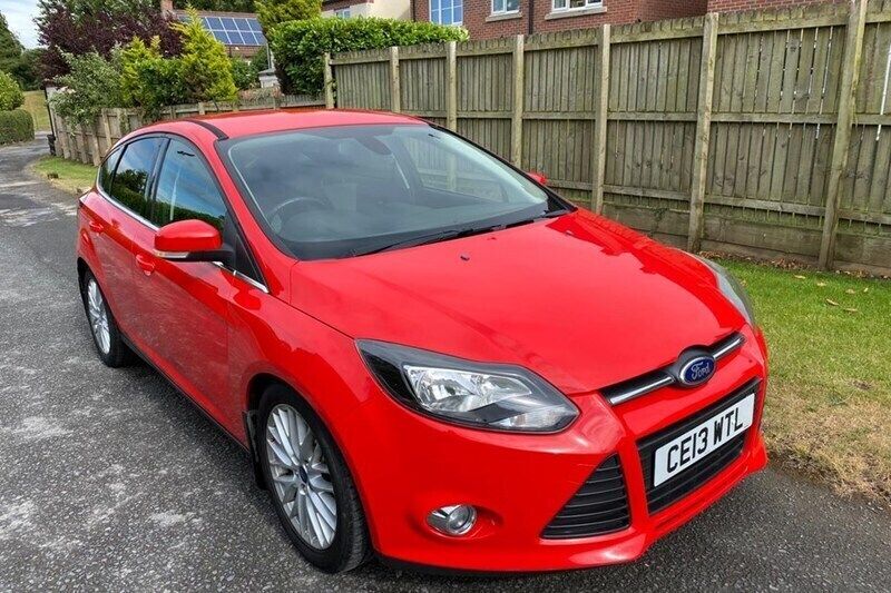 Race red Used 2013 Ford Focus Zetec Hatchback | £2,990 (Good price) - Image 1/1