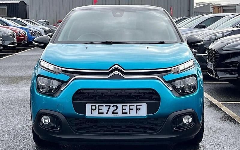 Used Citroën C3 PureTech 110 HP (80 kW) 2022 Blue Hatchback