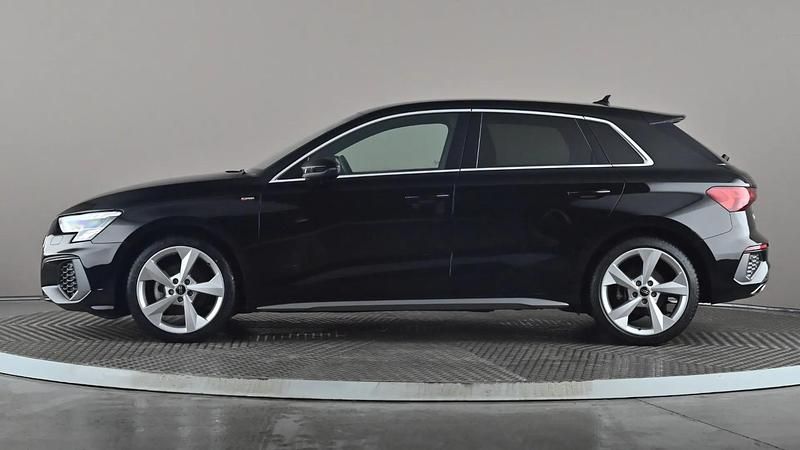 Used Audi A3 S-Line 150 HP (110 kW) 2023 Black Sedan