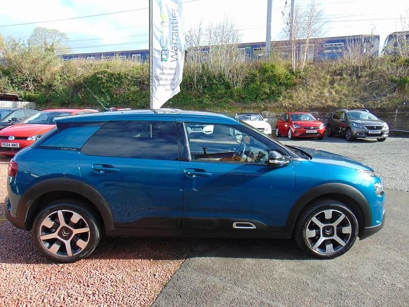 Used Citroën C4 Cactus Flair 130 HP (95 kW) 2019 Blue Hatchback