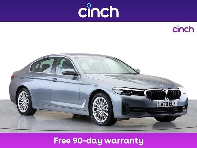 Blue Used 2021 BMW 530e Exclusive Sedan | £18,289 (Good price) - Image 1/3