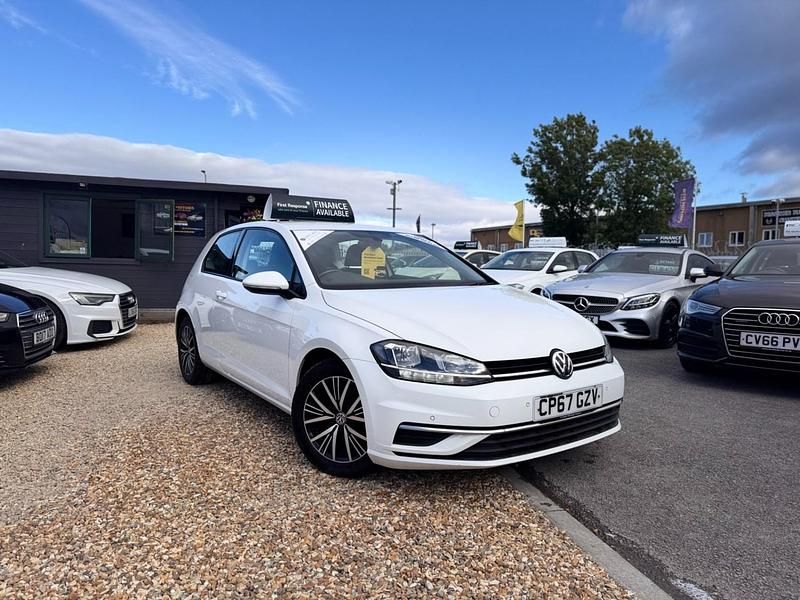 White Used 2018 VW Golf VII SE Hatchback | £6,495 (Fair price) - Image 1/3