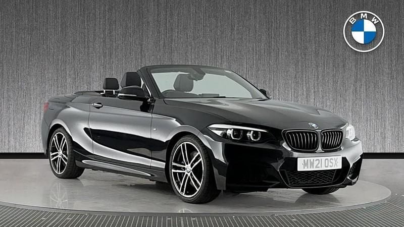 Black Used 2021 BMW 218 M Sport Cabriolet | £21,299 (A bit pricey) - Image 1/4
