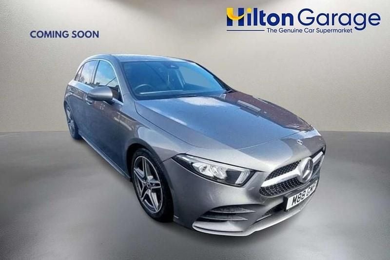 Used Mercedes A200 AMG line 163 HP (119 kW) 2019 Grey Hatchback