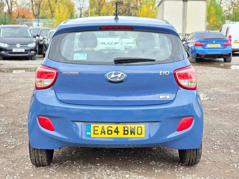 Used Hyundai i10 SE 87 HP (63 kW) 2014 Blue Hatchback