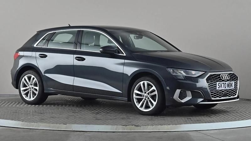 Begagnad Audi A3 Sport 150 HK (110 kW) 2020 Grå Sedan