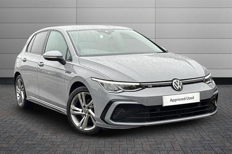 Moonstone grey Used 2022 VW Golf VIII R-line Hatchback | £18,999 (Fair price) - Image 1/3