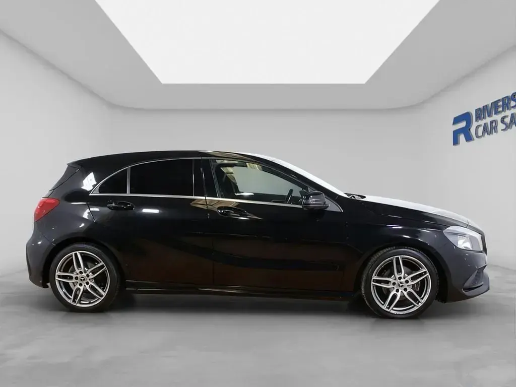 Used Mercedes A200 AMG line 136 HP (100 kW) 2017 Black Hatchback