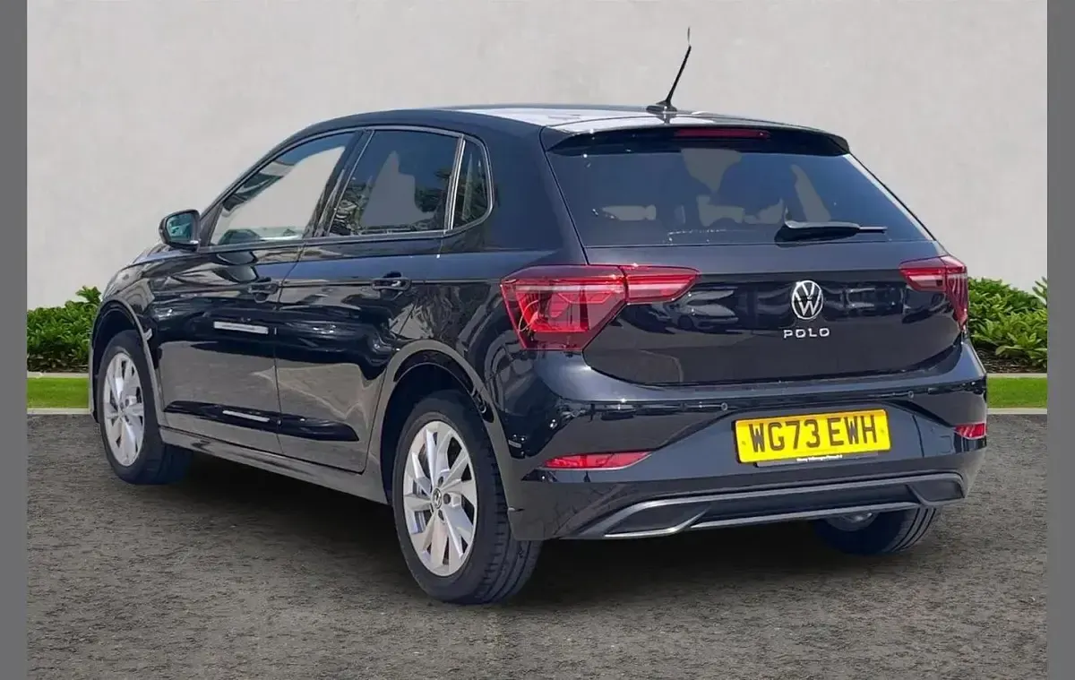 Used VW Polo Style 95 HP (69 kW) 2023 Black Hatchback