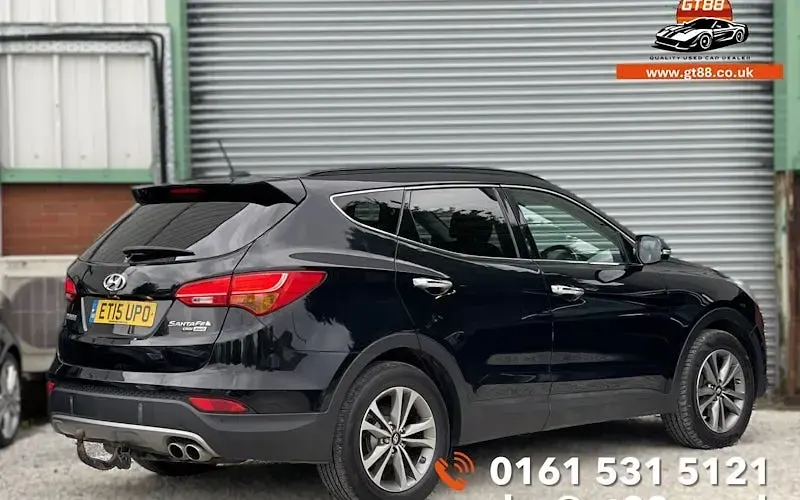 Used Hyundai Santa Fe Premium 197 HP (144 kW) 2015 Black SUV
