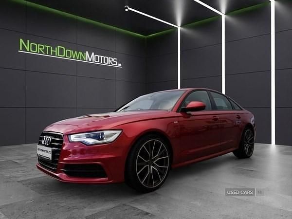 Used Audi A6 S-Line 2014 Red Sedan