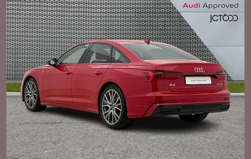 Used Audi A6 Black Edition 204 HP (150 kW) 2023 Red Sedan