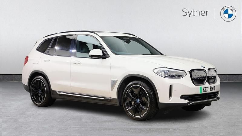 White Used 2021 BMW iX3 Shadowline SUV | £25,250 (Fair price) - Image 1/4