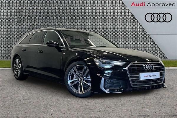 Black Used 2023 Audi A6 S-Line Estate | £27,499 (Good price) - Image 1/4