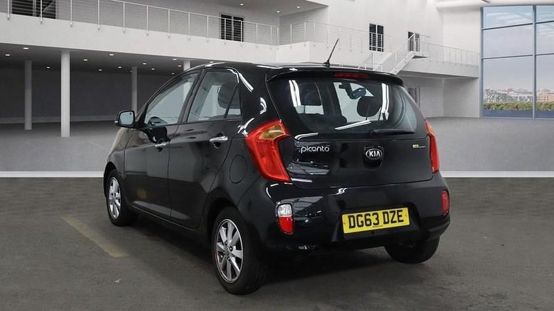Used Kia Picanto 85 HP (62 kW) 2013 Black Hatchback