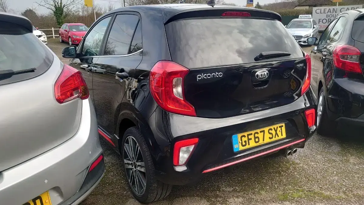 Used Kia Picanto GT-Line 83 HP (61 kW) 2017 Black Hatchback