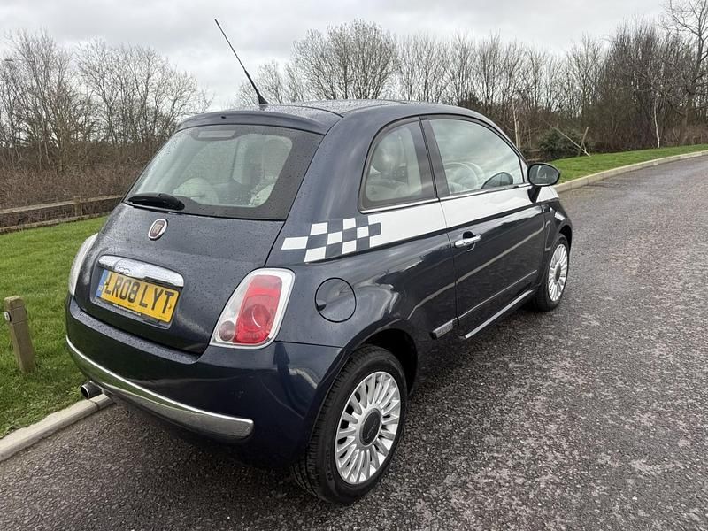 Used Fiat 500 Lounge 2008 Blue Hatchback