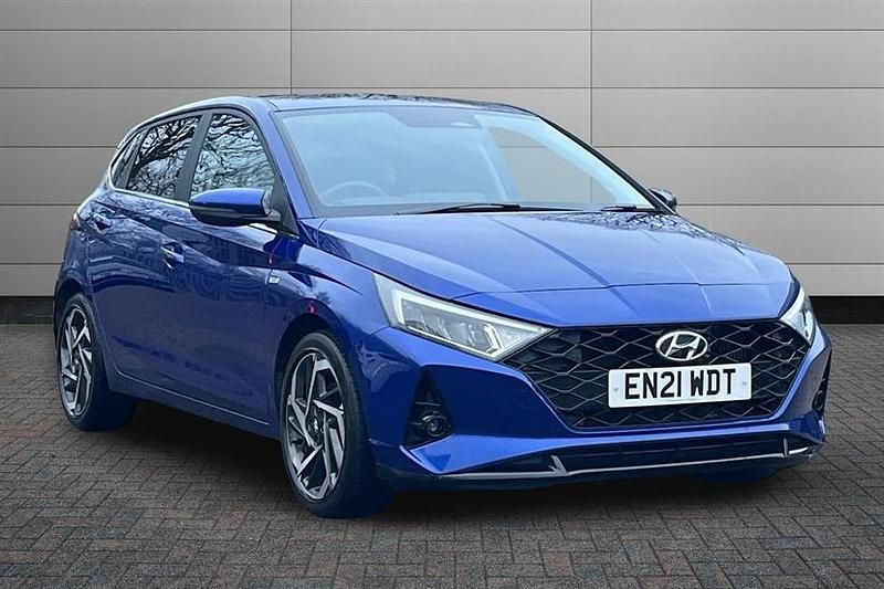 Blue Used 2021 Hyundai i20 Premium Hatchback | £12,490 (Fair price) - Image 1/4
