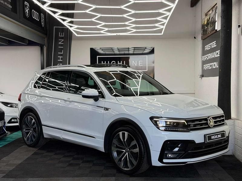 Used VW Tiguan R-line 150 HP (110 kW) 2019 White SUV