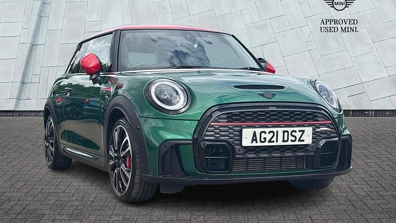 British racing green iv Used 2021 Mini John Cooper Works Hatch Hatchback | £22,975 (Fair price) - Image 1/4