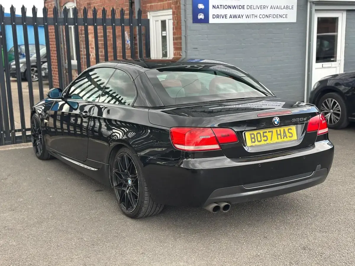 Used BMW 330 Cabriolet M Sport 2008 Black Cabriolet
