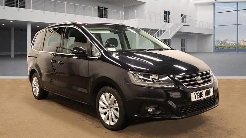 Deep black pearl Used 2018 Seat Alhambra Ecomotive MPV | £13,975 (Good price) - Image 1/4