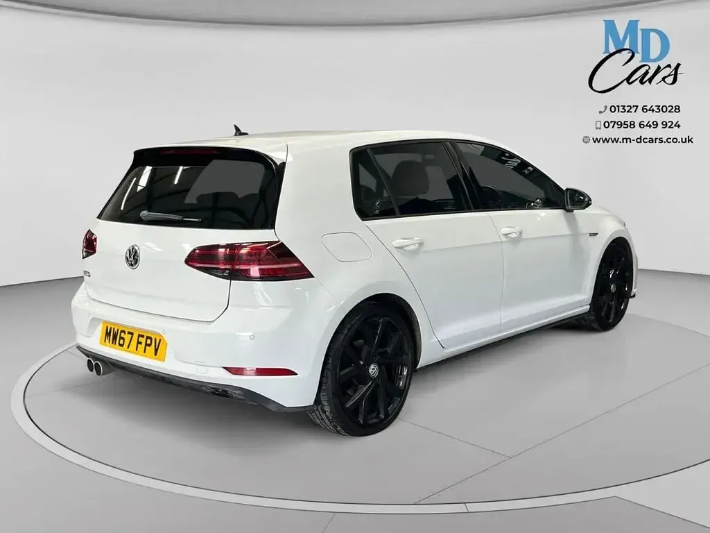 Used VW Golf VII GTD 184 HP (135 kW) 2017 White Hatchback