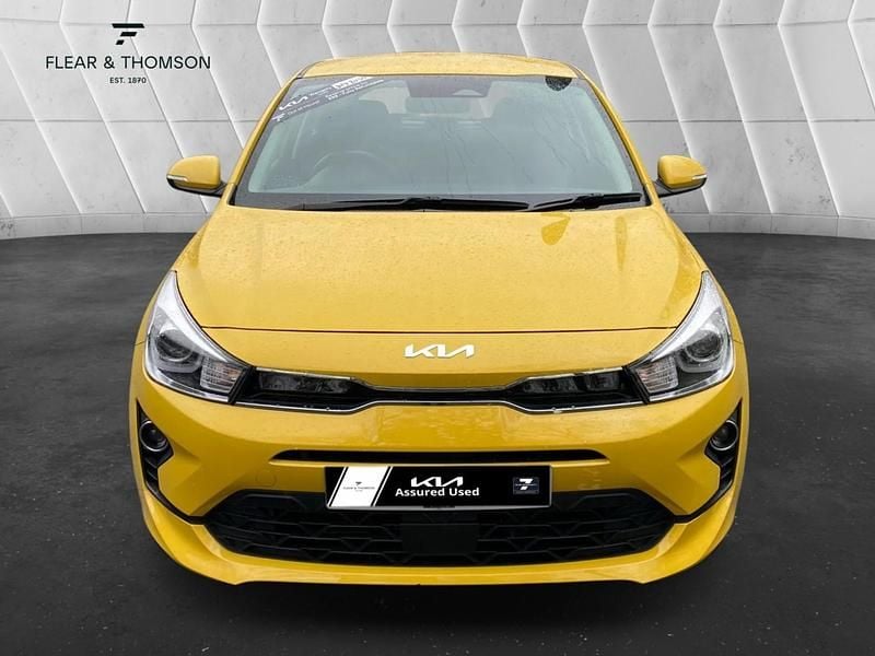 Used Kia Rio 2023 Yellow Hatchback
