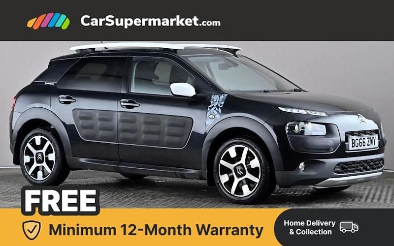 Used Citroën C4 Cactus Rip Curl 99 HP (72 kW) 2016 Black Hatchback