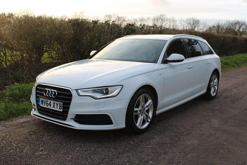 Used Audi A6 S-Line 190 HP (139 kW) 2014 White Estate