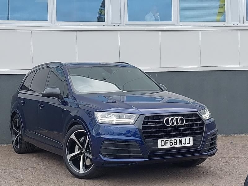 Blue Used 2019 Audi Q7 Black Edition SUV | £31,498 (Super price) - Image 1/4