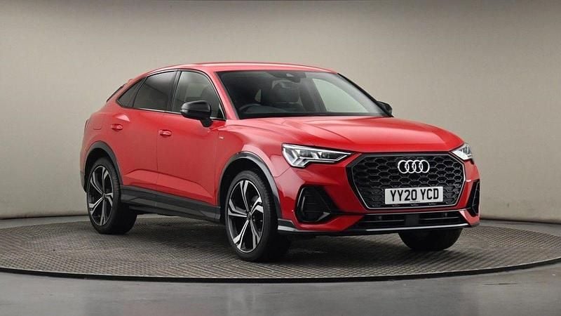 Tango red metallic Used 2020 Audi Q3 Sportback Design SUV | £23,700 (Fair price) - Image 1/4