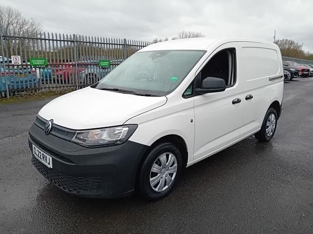 Used VW Caddy 102 HP (75 kW) 2022 White MPV