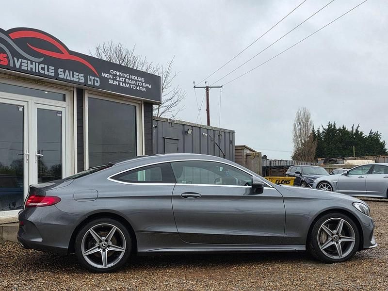 Used Mercedes C250 AMG line 204 HP (150 kW) 2017 Grey Coupe