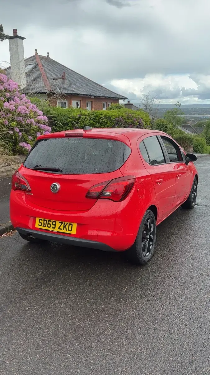 Used Vauxhall Corsa 75 HP (55 kW) 2019 Red Hatchback