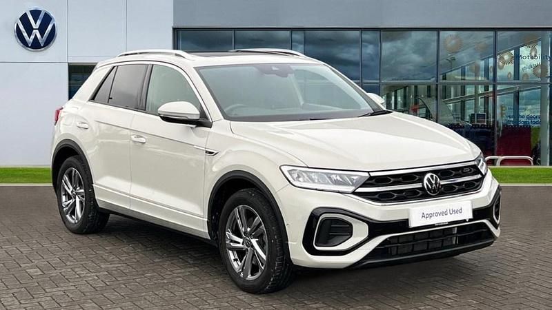 Grey Used 2025 VW T-Roc R-line SUV | £28,102 (Fair price) - Image 1/4