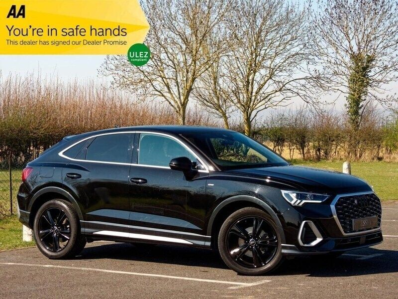 Black Used 2022 Audi Q3 Sportback S-Line SUV | £30,495 (Fair price) - Image 1/4