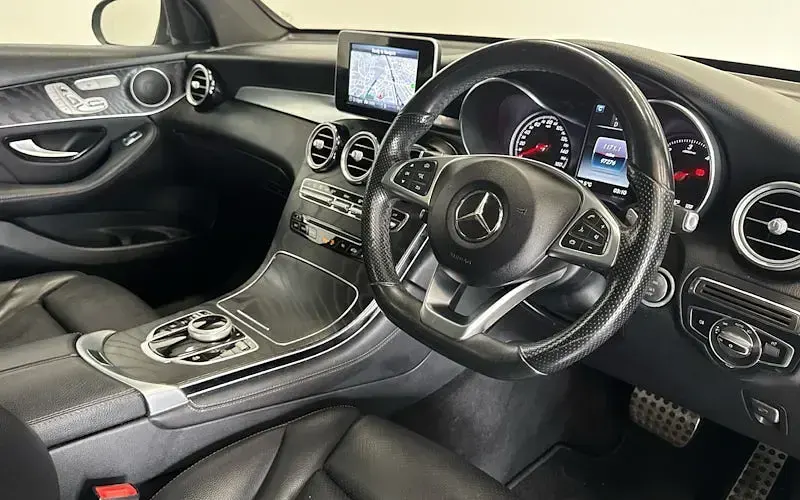 Used Mercedes GLC220 AMG line 170 HP (125 kW) 2018 Grey SUV