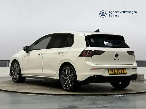 Used VW Golf VIII Black Edition 150 HP (110 kW) 2025 White Hatchback