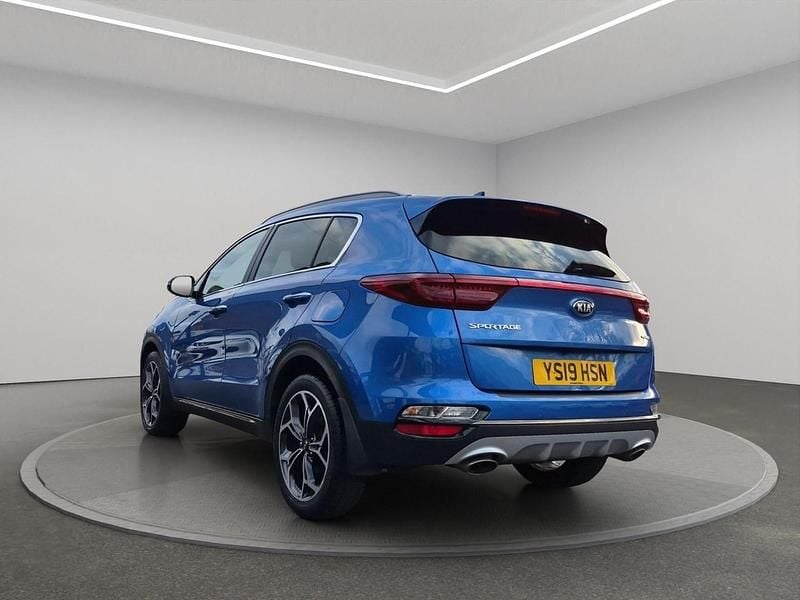 Used Kia Sportage GT-Line 174 HP (127 kW) 2019 Blue SUV