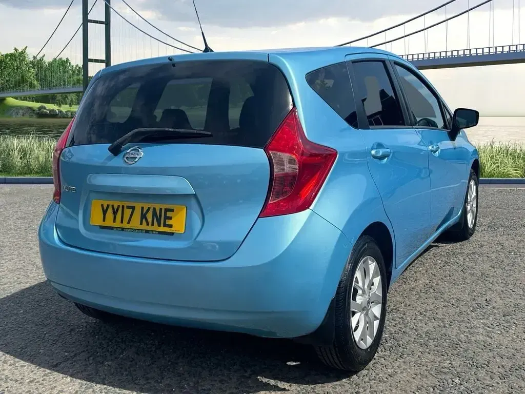 Used Nissan Note Acenta 80 HP (58 kW) 2017 Blue Hatchback