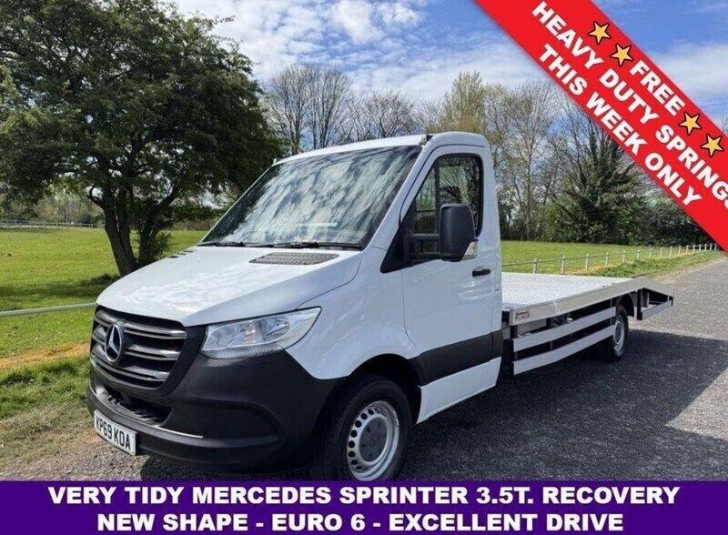 White Used 2020 Mercedes Sprinter Van | £18,995 (Fair price) - Image 1/4