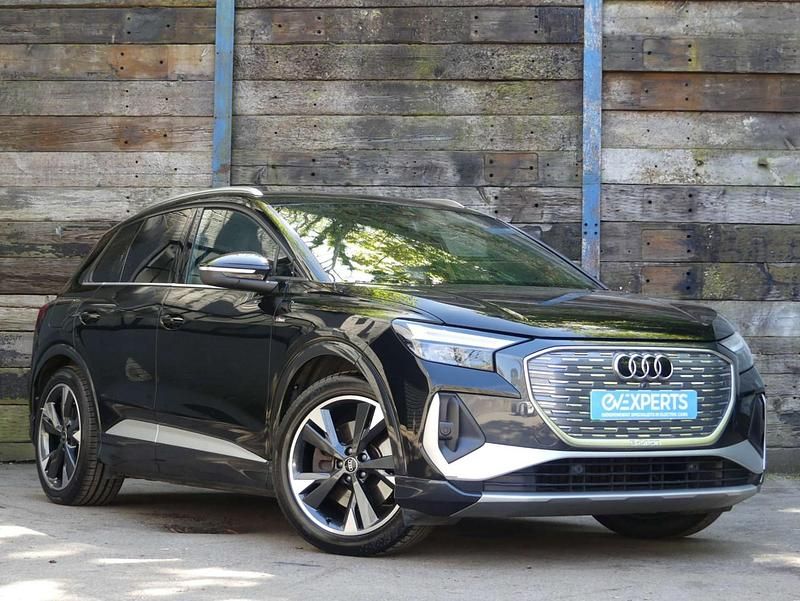 Used Audi Q4 e-tron S-Line 150 kW (204 HP) 2022 Black SUV