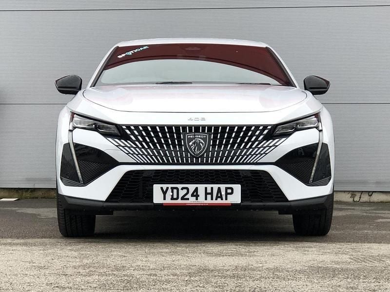 White Used 2024 Peugeot 408 GT Sedan | £21,795 (A bit pricey) - Image 1/3