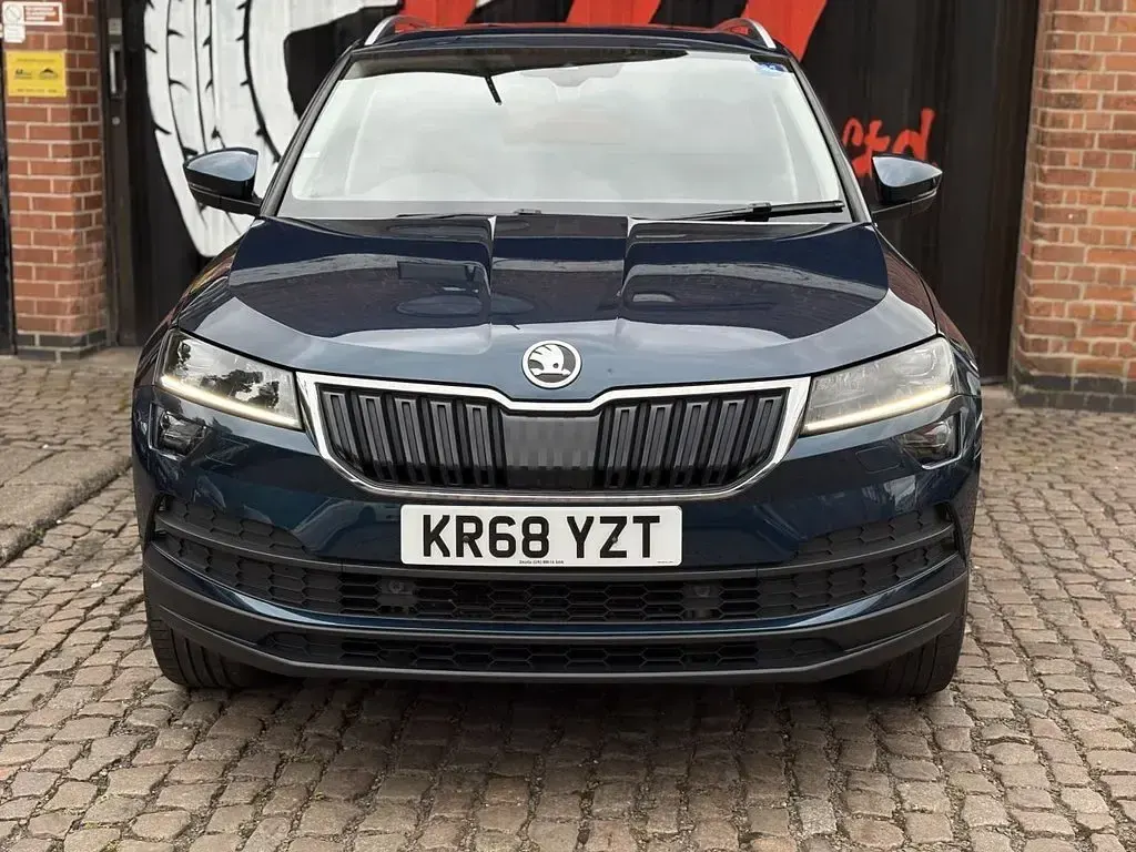 Used Skoda Karoq 150 HP (110 kW) 2018 Blue SUV